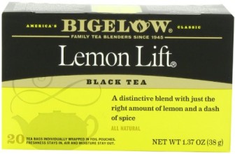 Bigelow Lemon Lift Tea, 20-Count Boxes (Pack of 6)