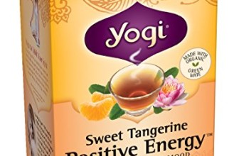 Yogi Sweet Tangerine Positive Energy, 1.02 Ounce (Pack of 6)