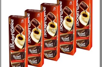 Ferrero Pocket Coffee Made in Italy 5 Packs of 5 Pieces Each