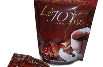 Healthy Coffee – Great Tasting Instant Black Coffee with 100% Organic Ganoderma, Goji, Mangosteen & Yarcha Gumba – LeJoyVa – Joy to Live