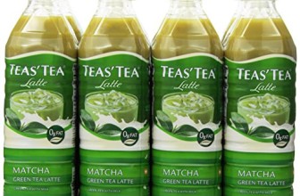 Teas’ Tea Latte, Matcha Green Tea, 16.9 Ounce (Pack of 12)