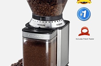 Paksh / Cuisinart DBM-8 Supreme Automatic Burr Mill Conical Coffee Grinder • Grinds Coffee Beans, Spices, Nuts and Grains • Durable Brushed Stainless Steel