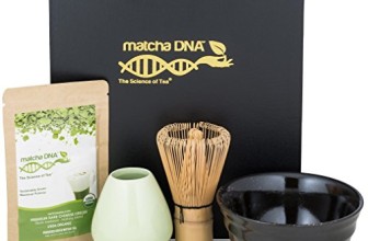 Matcha Tea Gift Set – Matcha Tea Ceremony Set by Matcha DNA (Black)