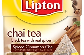 Lipton Pyramid Tea Bags, Spiced Cinnamon Chai, 18 ct
