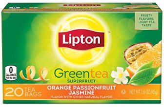 Lipton Green Tea, Orange Passionfruit Jasmine 20 ct