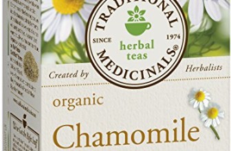 Traditional Medicinals Organic, Chamomile, 16-Count Boxes (Pack of 6)