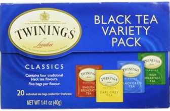 Twinings Variety Pack of Four Flavors, Tea Bags, 20 Count