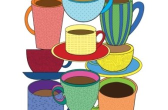 Adult Coloring Books: Coffee Lovers (Volume 16)