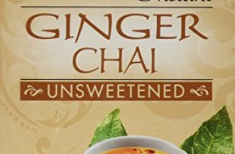 Nature’s Guru Instant Ginger Chai Unsweetened, 10-count (Pack of 1)