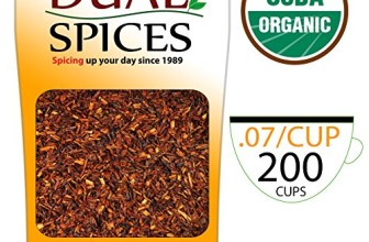 DualSpices Rooibos Tea Organic 1 Pound Loose Leaf Tea USDA Organic