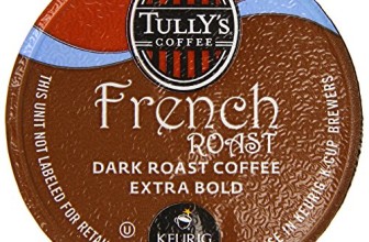 Keurig, Tully’s Coffee, French Roast, K-Cup packs, 72 Count