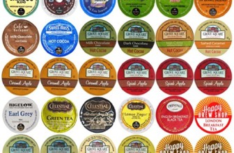 30-count TOP BRAND COFFEE, TEA, CIDER, HOT COCOA and CAPPUCCINO K-Cup Variety Sampler Pack, Single-Serve Cups for Keurig Brewers